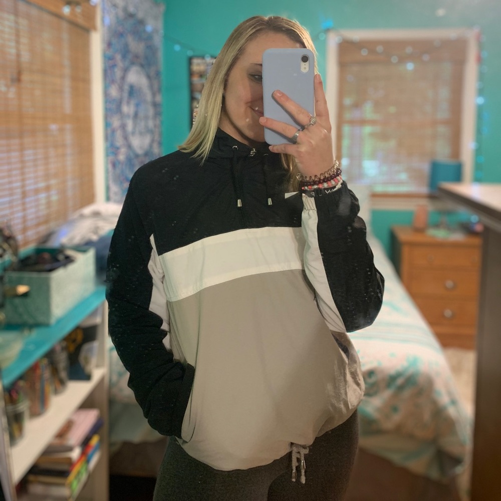 Tricolor 3/4 Zip